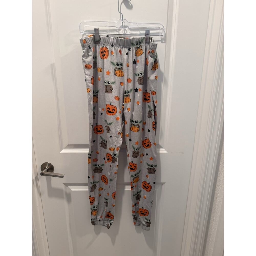 Star Wars Munki Halloween Baby Yoda Pajama Pants Size L Womens